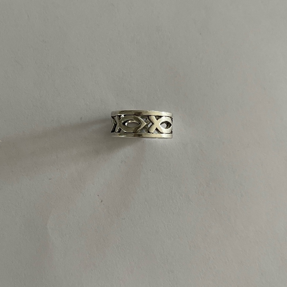 James Avery Ichthus Fishers of Men Band Ring